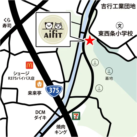合祀墓の地図