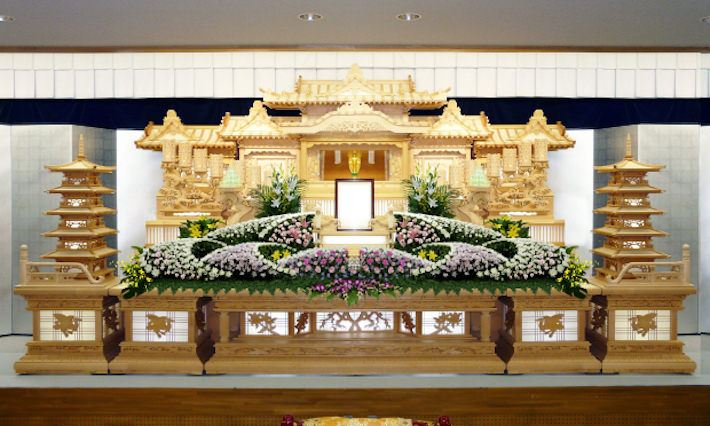 香コースの祭壇