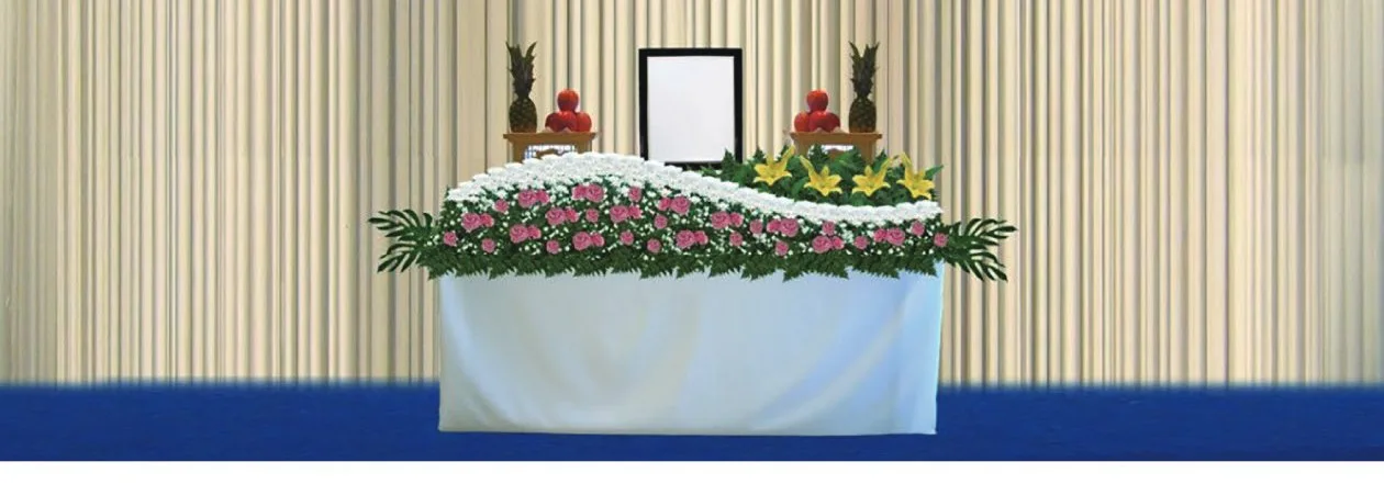 ひがしひろしま聖苑 小ルームの祭壇