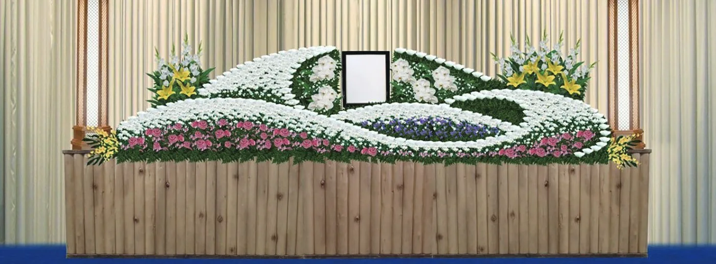 出張葬プランの祭壇