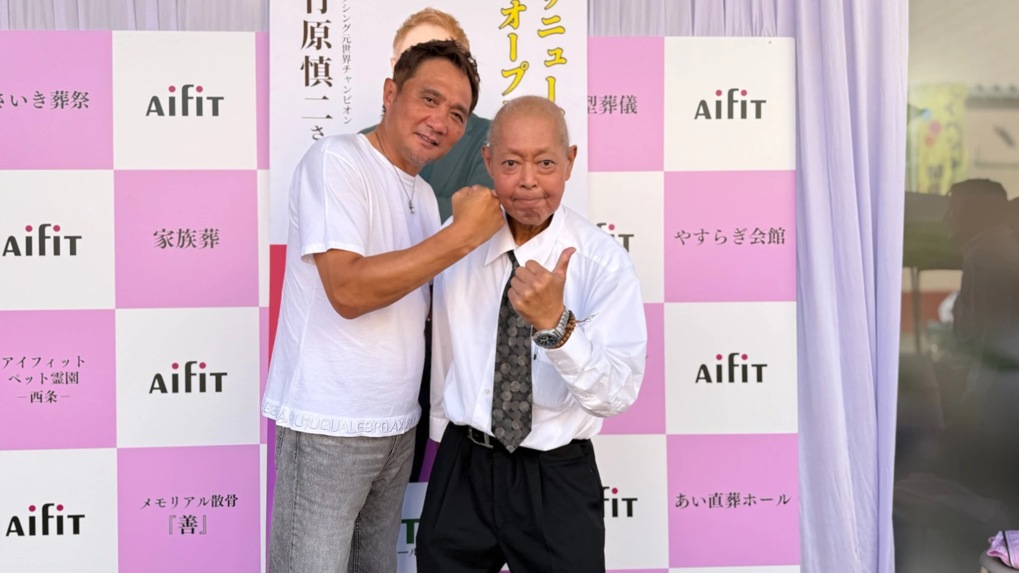 ご来場のお客様と竹原慎二さん